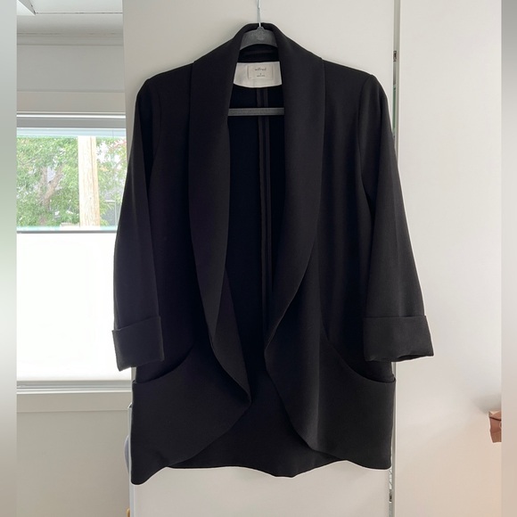 Aritzia Wilfred Chevalier Jacket Blazer, Black, Size 8 - Picture 5 of 9